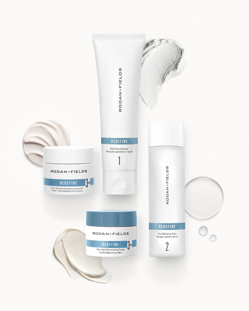 4 part redefine regimen for aging skin